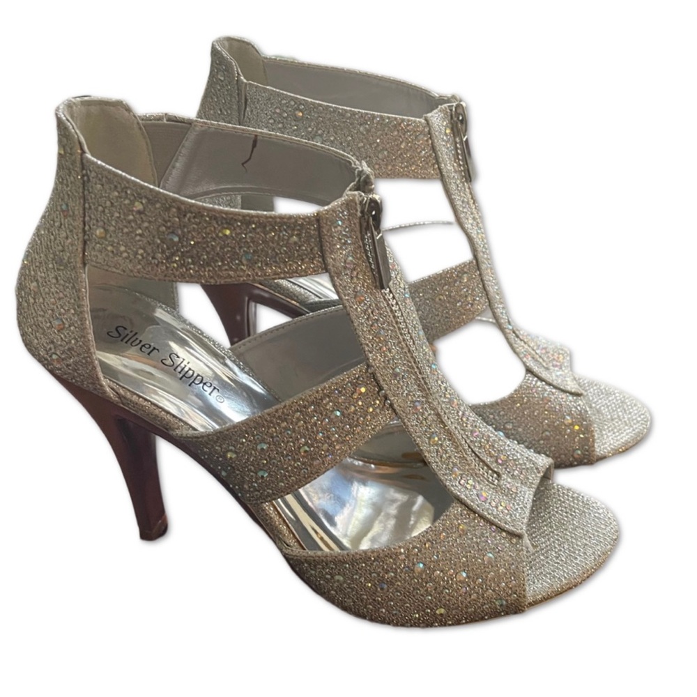 Silver shoes